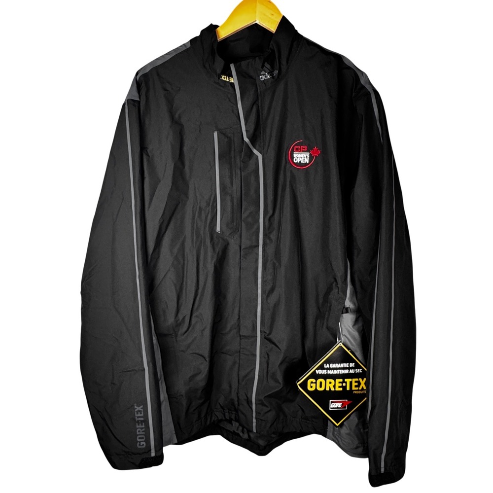 Adidas Golf Men's XL Climaproof‎ Black Gore-Tex Jacket New W/Tags CP Womens Open